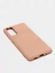Бежевый меланж защитный силиконовый чехол Silikone Cover для Samsung S20FE/S20LITE