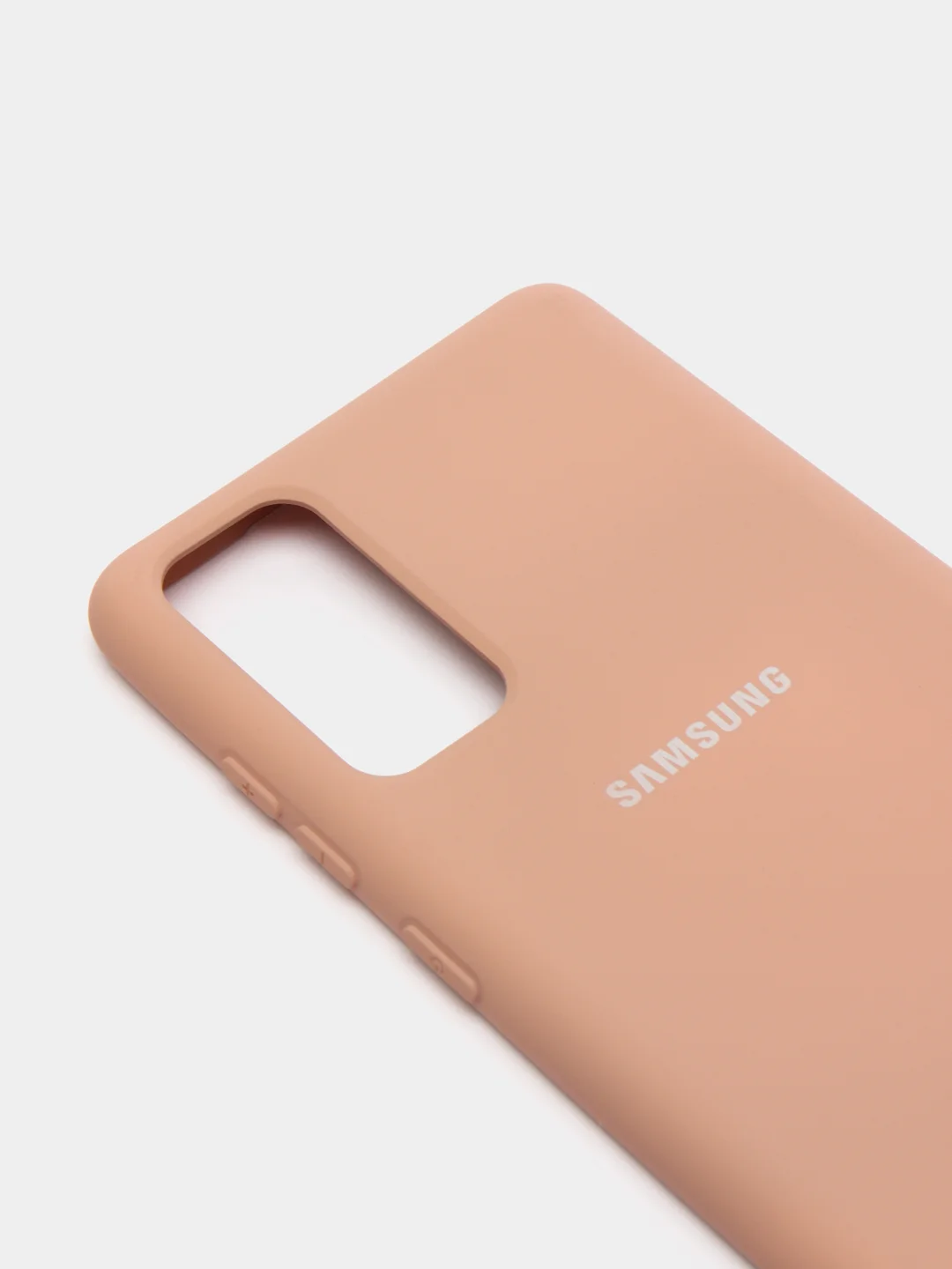 Бежевый меланж защитный силиконовый чехол Silikone Cover для Samsung S20FE/S20LITE