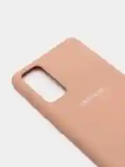 Бежевый меланж защитный силиконовый чехол Silikone Cover для Samsung S20FE/S20LITE