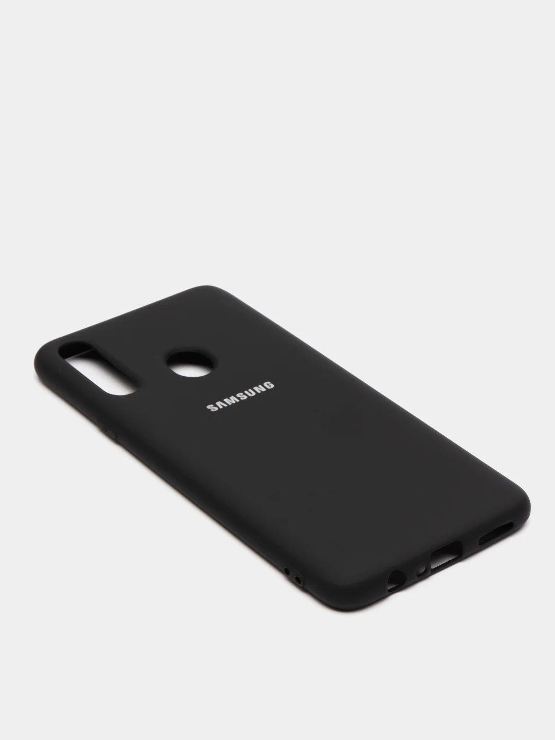 Черный защитный силиконовый чехол Silikone Cover для Samsung A20S