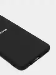 Черный защитный силиконовый чехол Silikone Cover для Samsung A20S
