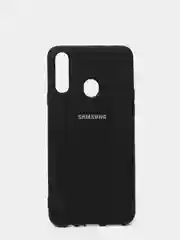 Черный защитный силиконовый чехол Silikone Cover для Samsung A20S