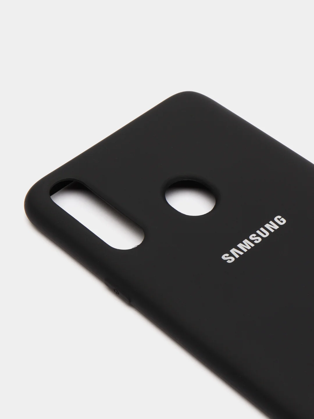 Черный защитный силиконовый чехол Silikone Cover для Samsung A20S