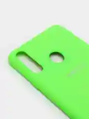 Салатовый защитный силиконовый чехол Silikone Cover для Samsung A20S