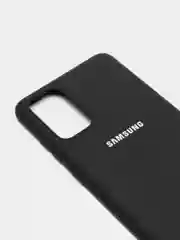 Черный защитный силиконовый чехол Silikone Cover для Samsung S20 PLUS