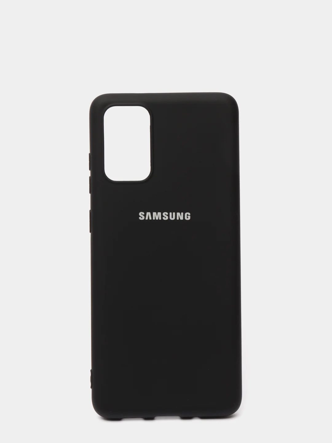 Черный защитный силиконовый чехол Silikone Cover для Samsung S20 PLUS