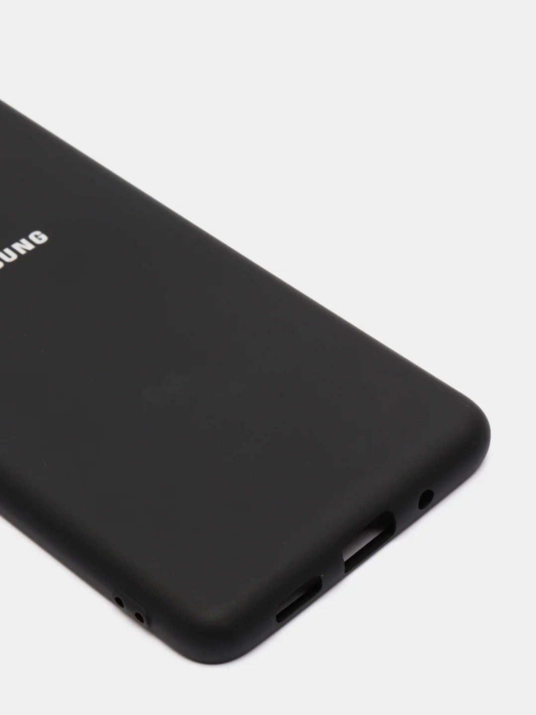 Черный защитный силиконовый чехол Silikone Cover для Samsung S20 PLUS