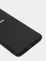 Черный защитный силиконовый чехол Silikone Cover для Samsung S20 PLUS
