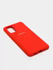 Алый защитный силиконовый чехол Silikone Cover для Samsung S20 PLUS