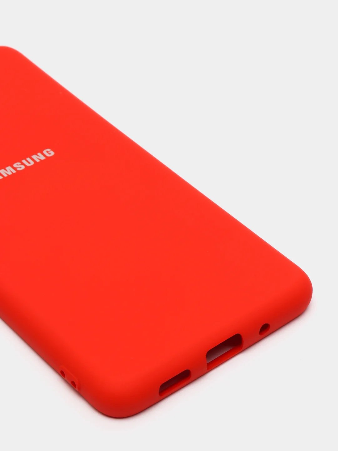 Алый защитный силиконовый чехол Silikone Cover для Samsung S20 PLUS