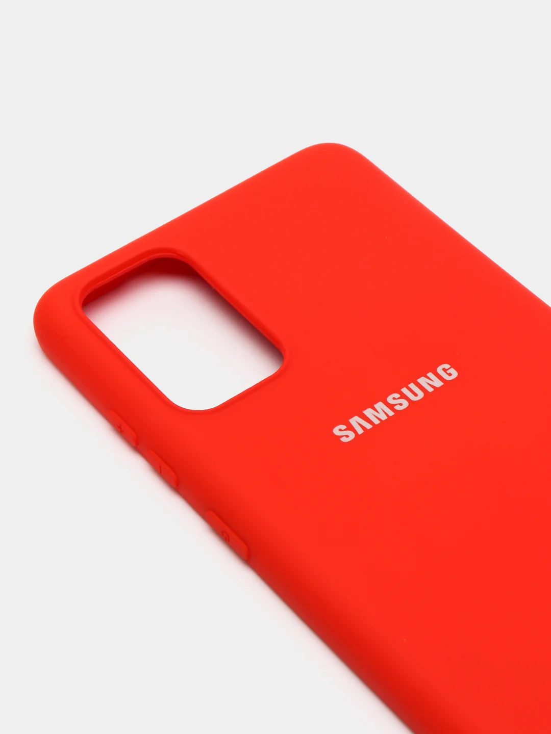 Алый защитный силиконовый чехол Silikone Cover для Samsung S20 PLUS