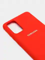Алый защитный силиконовый чехол Silikone Cover для Samsung S20 PLUS