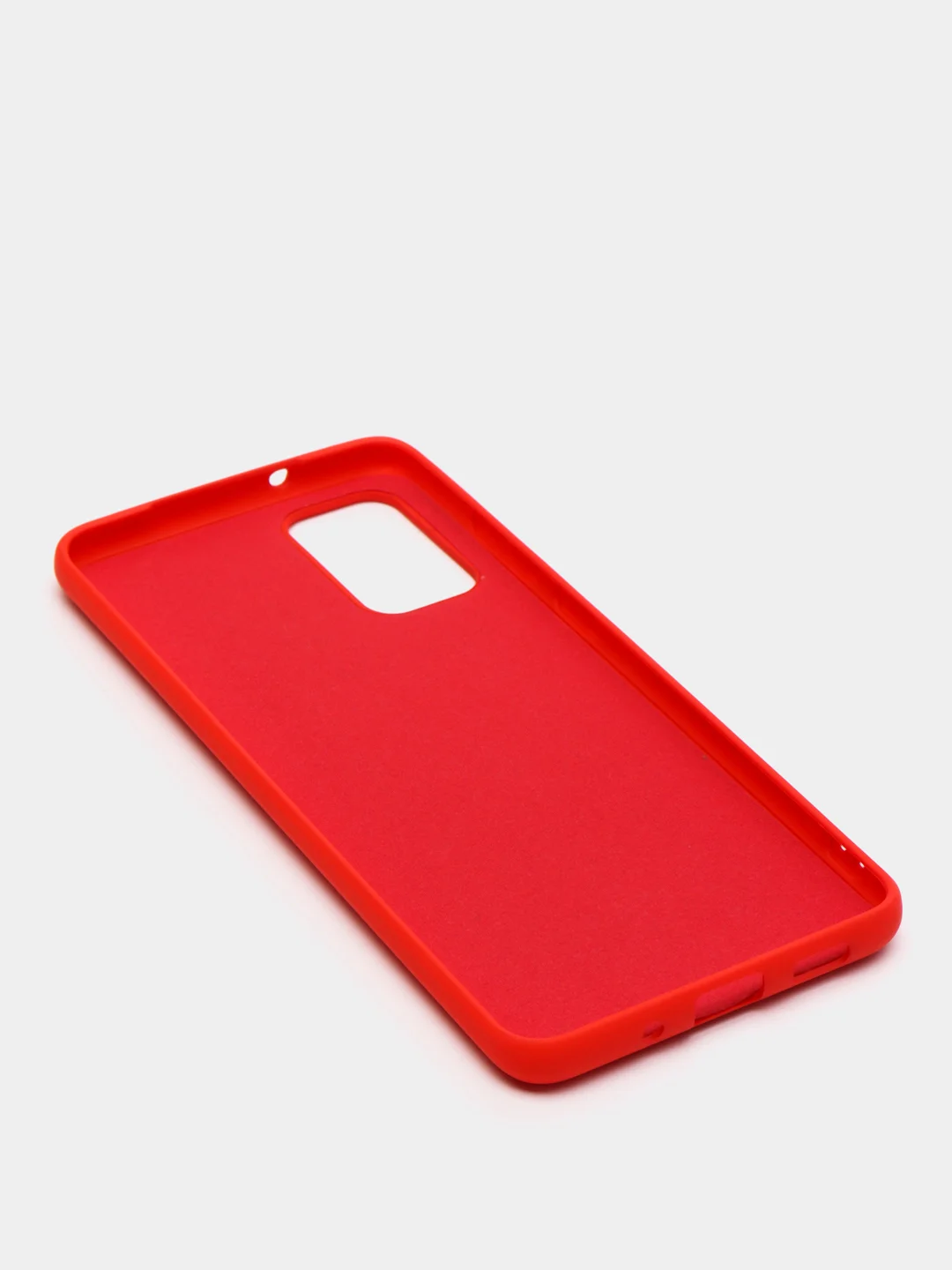 Алый защитный силиконовый чехол Silikone Cover для Samsung S20 PLUS