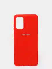 Алый защитный силиконовый чехол Silikone Cover для Samsung S20 PLUS