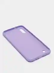 Сиреневый защитный силиконовый чехол Silikone Cover для Samsung M10