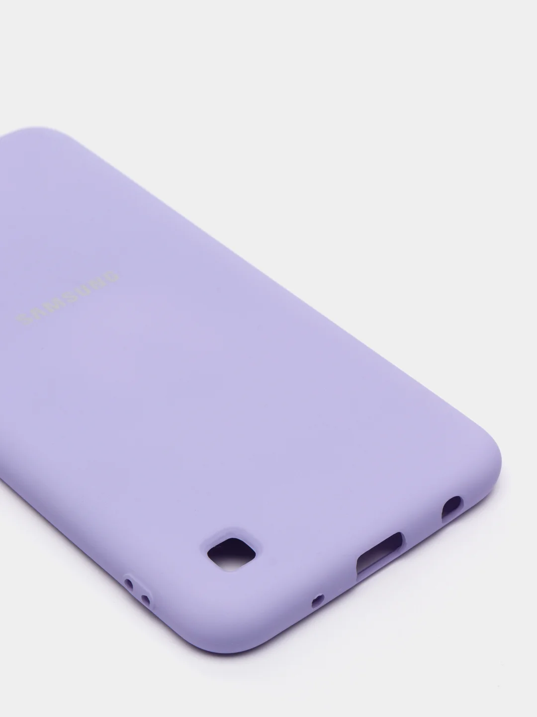 Сиреневый защитный силиконовый чехол Silikone Cover для Samsung M10