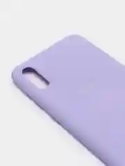 Сиреневый защитный силиконовый чехол Silikone Cover для Samsung M10