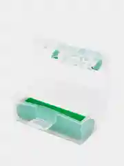Зеленый контейнер для аптечки с вкладышем Аптечка дорожная 0,8 л