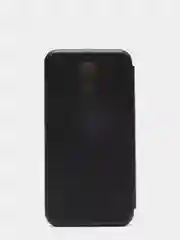 Черный чехол книжка Samsung Galaxy A6 Plus 2018 / J8 2018