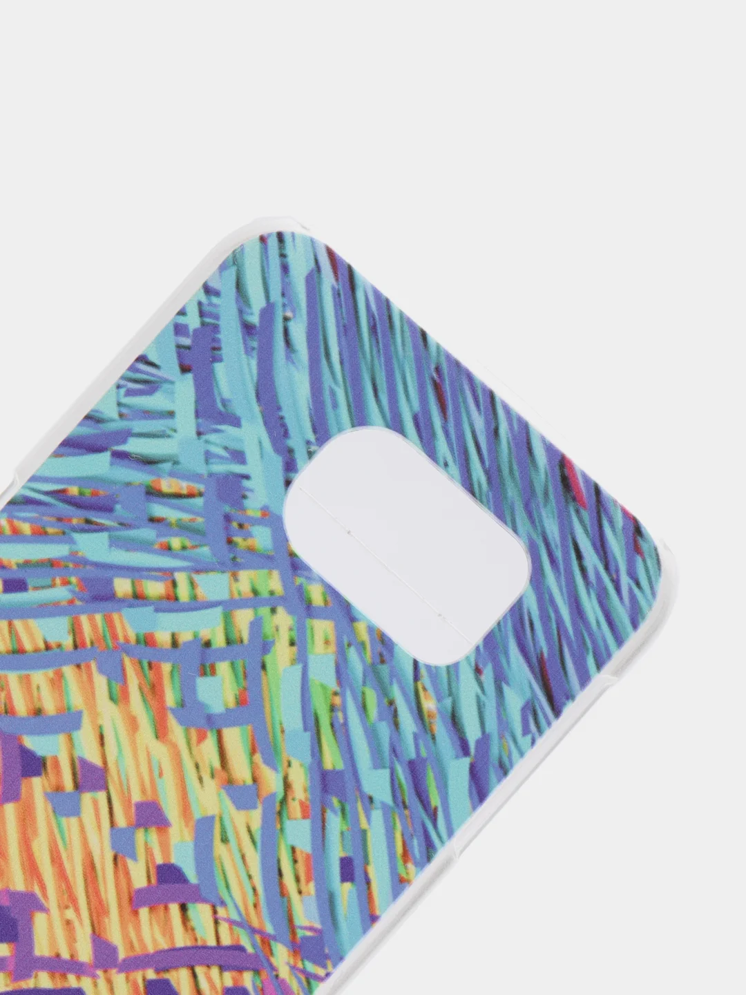 Лазурный чехол-накладка для Samsung S6