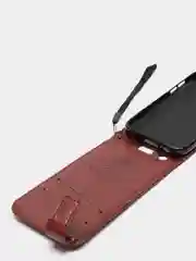 Коричневый чехол флип Samsung A3 2017/A320