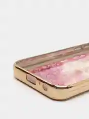 Розовый чехол аквариум Samsung A3 2017 / A320