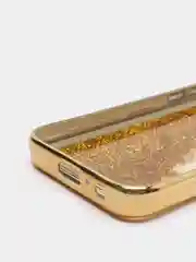 Золотой чехол аквариум Samsung A3 2017 / A320