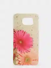 Оранжевый чехол-накладка для Samsung S6