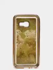 Желтый чехол аквариум Samsung A3 2017 / A320