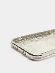 Серебряный чехол накладка Samsung A3 2017/ A320