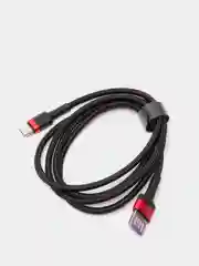 Красный кабель Baseus Type-C 40W, 5.0A, CATKLF