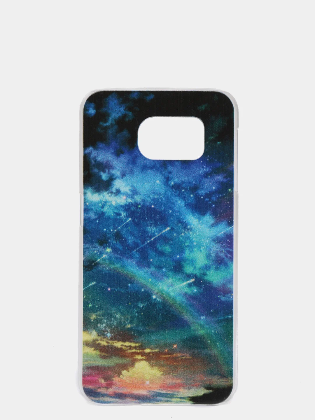 Черный чехол-накладка для Samsung S6