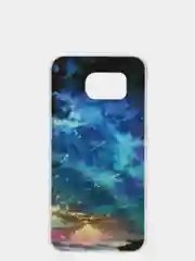Черный чехол-накладка для Samsung S6