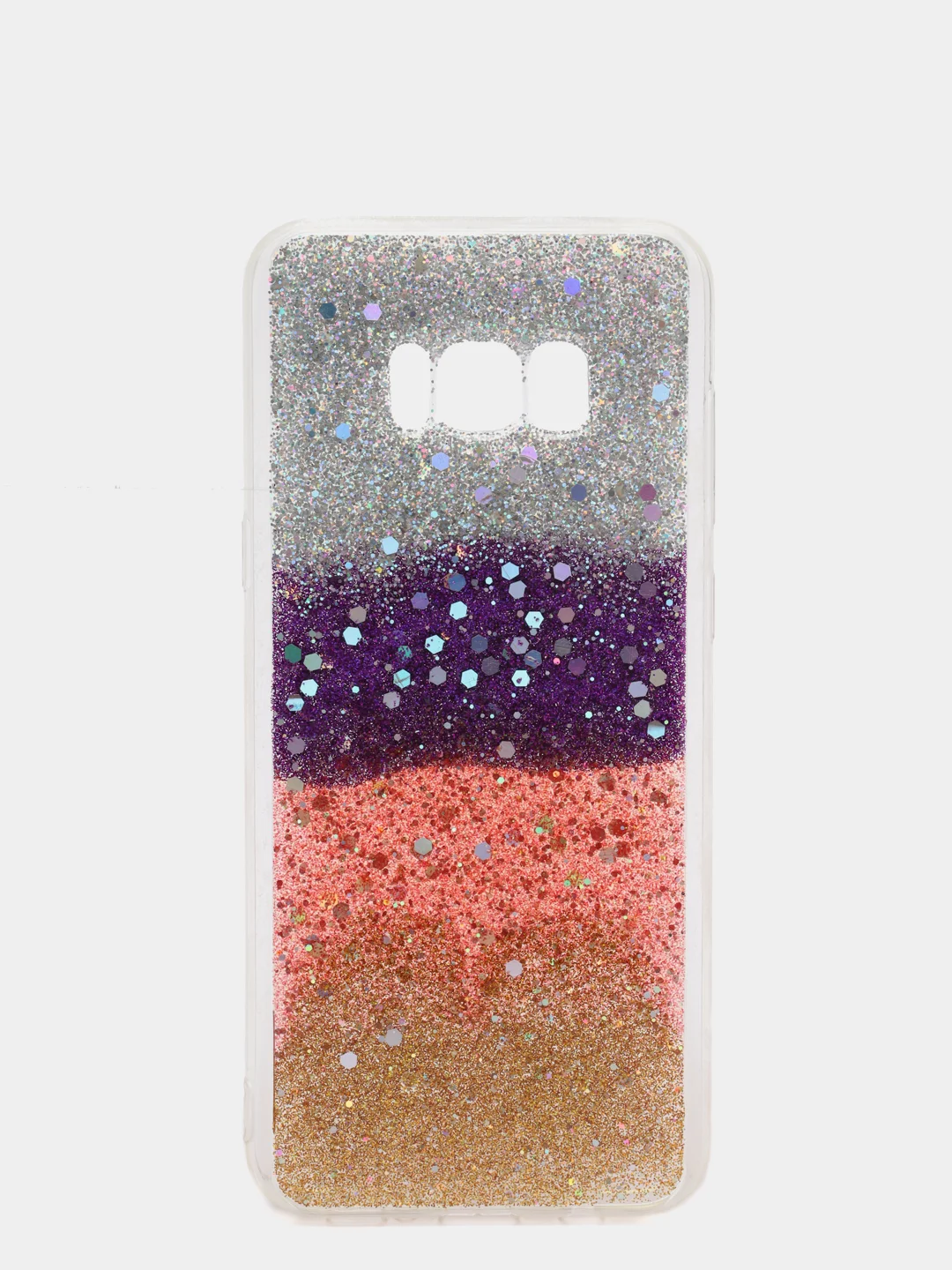 Серебряный чехол SAMSUNG S8 PLUS