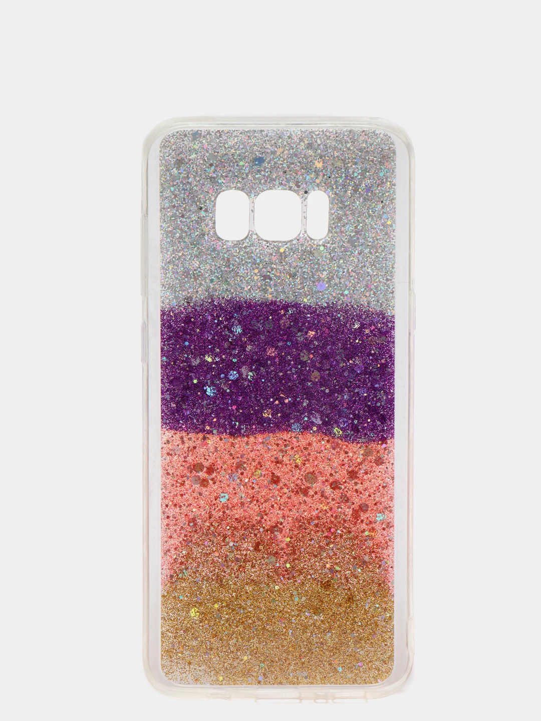 Серебряный чехол SAMSUNG S8 PLUS