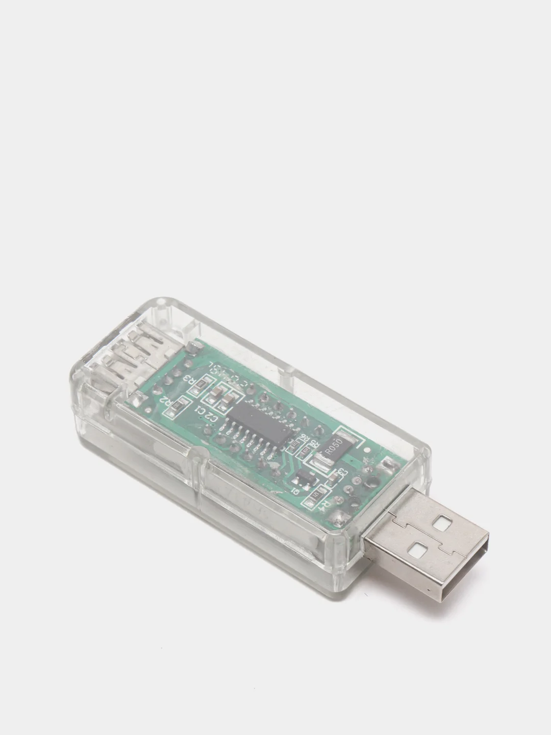 Прозрачный usb Вольтметр / Амперметр