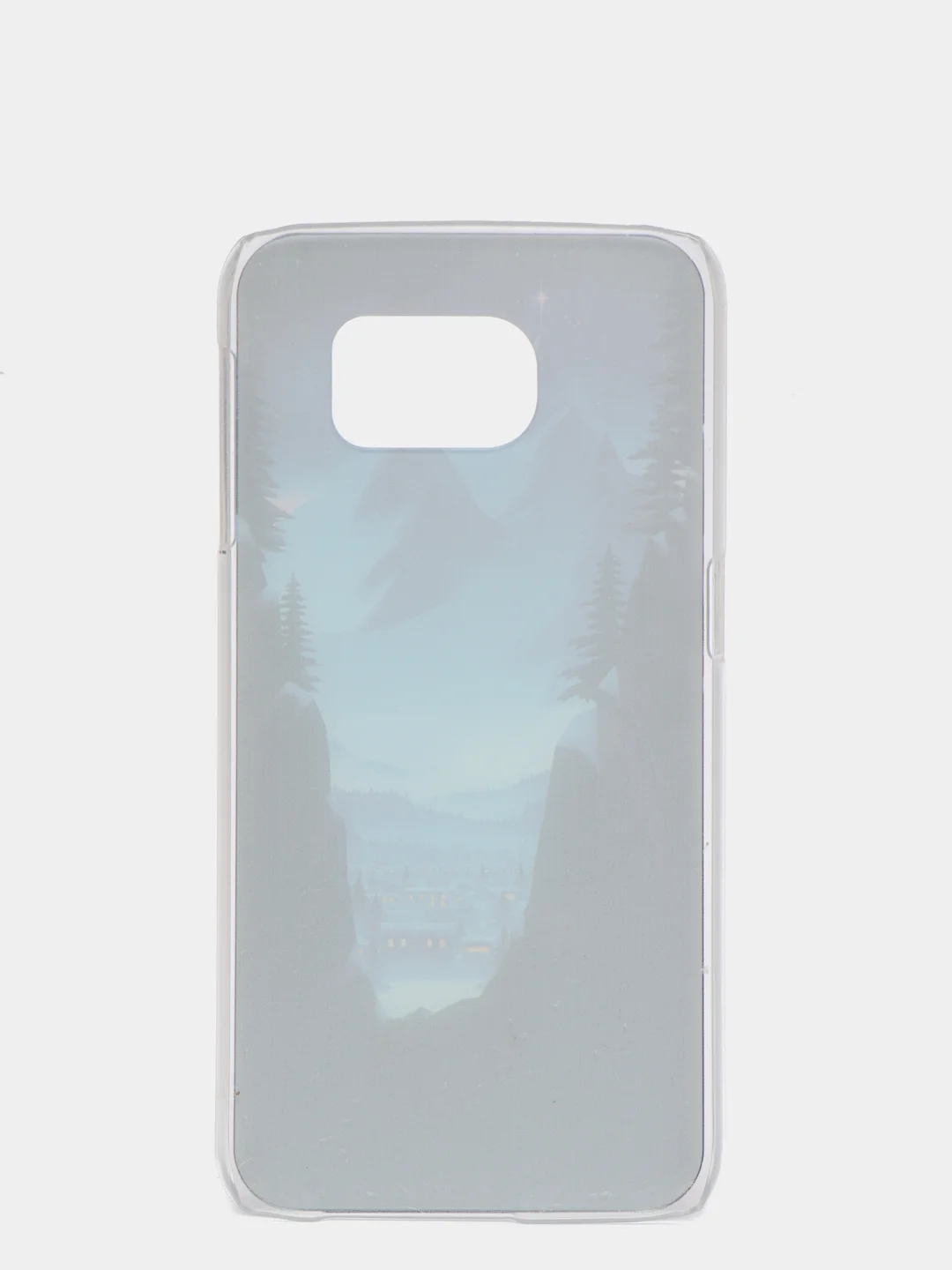 Синий чехол-накладка для Samsung S6