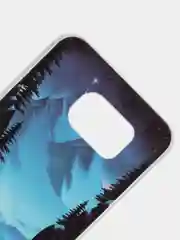 Синий чехол-накладка для Samsung S6