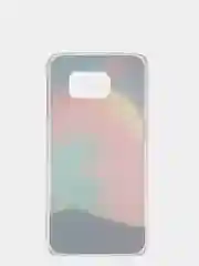 Коралловый меланж чехол-накладка для Samsung S6