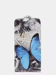 Синий чехол флип Samsung A3 2017/A320