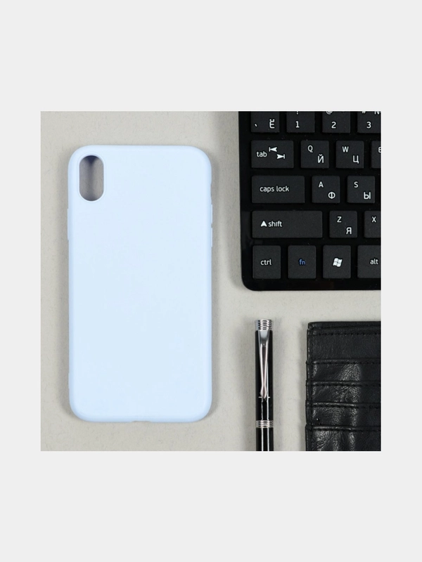 Чехол LuazON для телефона iPhone XR, TPU, сиреневый