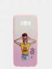Розовый чехол SAMSUNG S8 PLUS