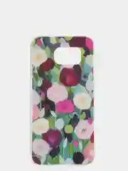 Багровый чехол-накладка для Samsung S6