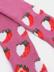 Фуксия колготки махровые, детские, из хлопка, рост 75-150 см
