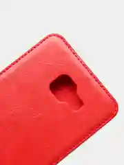 Алый чехол книжка флип SAMSUNG A7 2016