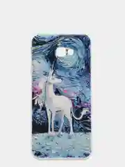 Голубой чехол  SAMSUNG J4 PLUS / J4+