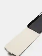 Серый чехол книжка флип Samsung A3 2016