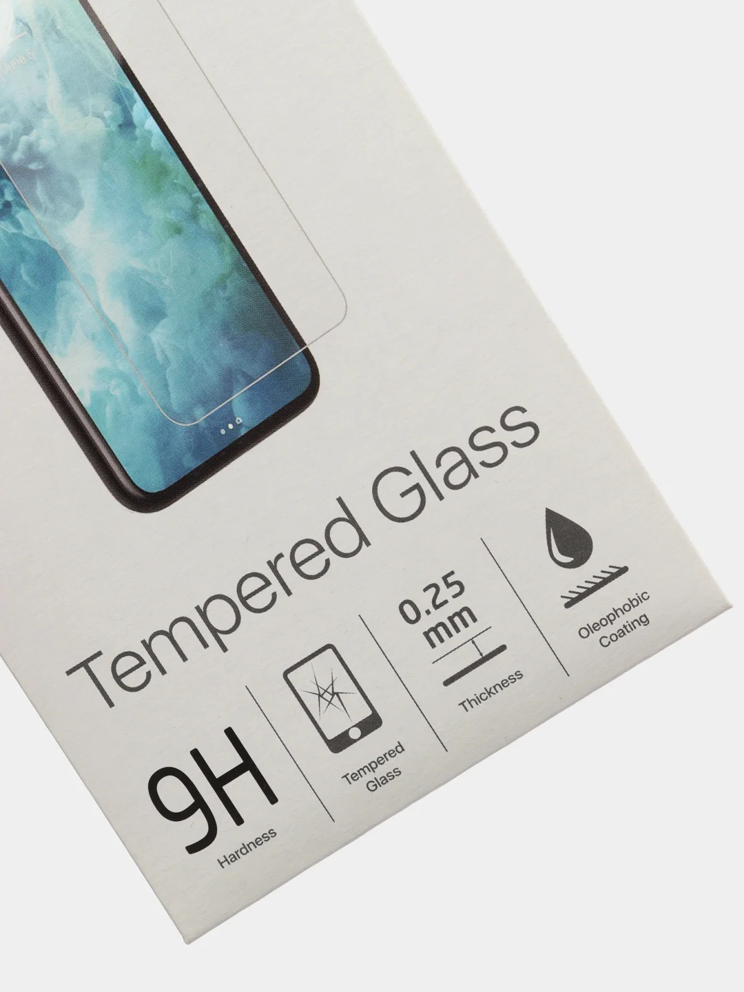 Белый защитное стекло Samsung J6 2018