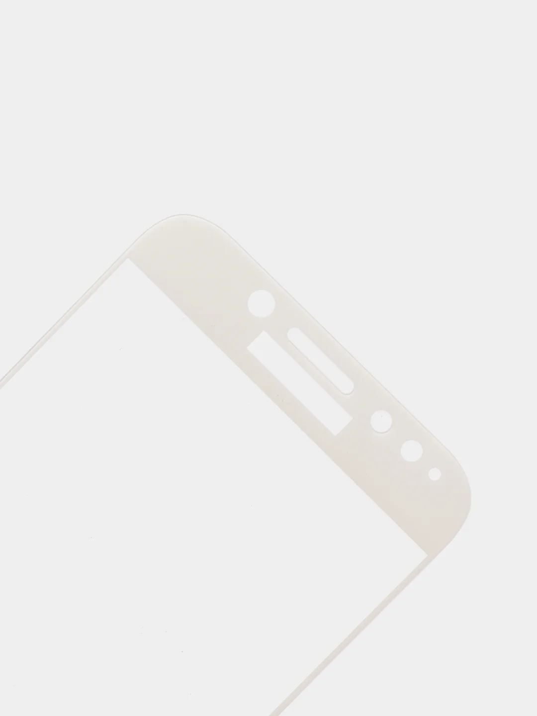 Белый защитное стекло Samsung J7 2017