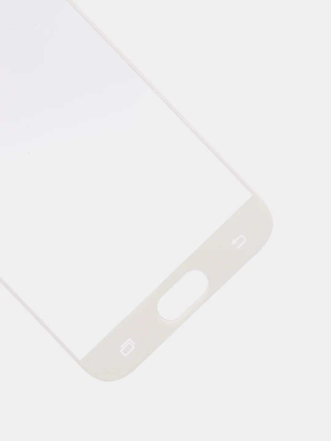 Белый защитное стекло Samsung J7 2017
